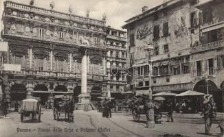 Verona Piazza delle Erbe and Palazzo Maffei