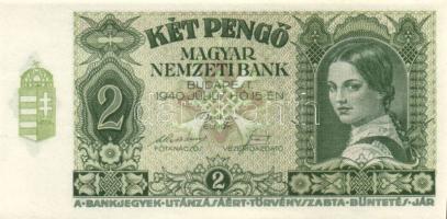 1940. 2P (2x) egymásutáni sorszámokkal! T:I