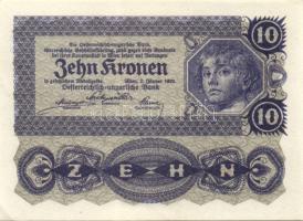 Ausztria/Osztrák-Magyar Bank 1922. 2K + 10K (2x) egymás utáni sorszámúak + 100K (2x) egymás utáni so...