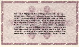 1946. 100000AP fehér papír, vízjel nélkül (4x) T:I