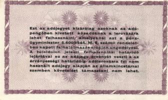 1946. 100000AP fehér papír, vízjel nélkül (4x) T:I
