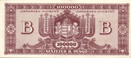 1946. 100000BP(10x) benne színvariánsok T:I-,II+