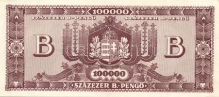 1946. 100000BP(10x) benne színvariánsok T:I-,II+