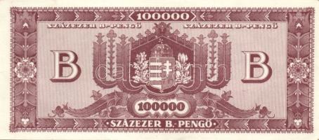 1946. 100000BP(10x) benne színvariánsok T:I-,II+