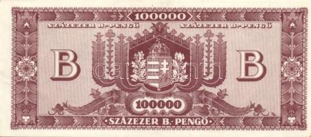 1946. 100000BP(10x) benne színvariánsok T:I-,II+