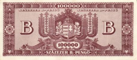 1946. 100000BP(10x) benne színvariánsok T:I-,II+