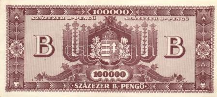 1946. 100000BP(10x) benne színvariánsok T:I-,II+