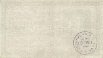 1919. 25K 3000 feletti sorozatszám, 3mm,vízszintes hullámos hátlap és "Kiskunhalas R.T. Város A...