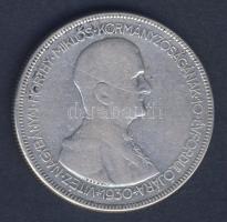1930. 5P Ag "Horthy jobbra" T:3