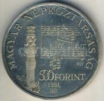 1981. 500Ft Ag "Bartók Béla" T:exPP