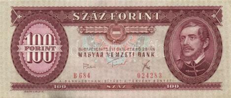 1975. 100Ft (8x) egymásutáni sorszámmal! T:I,I-