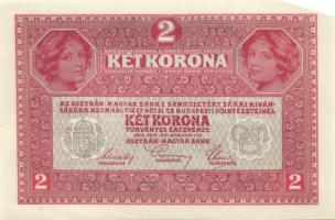 1917. 2K (4x) vízszintes "Deutschösterreich" fny.-sal, egymásutáni sorszámokkal T:I-