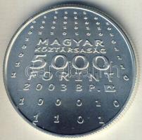 2003. 5000Ft Ag "Neumann János" T:BU Csak 3000db!