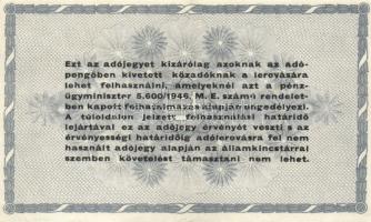 1946. 10.000AP + 50.000AP (2x) főtípus és fehér papíros papírránccal + 100.000AP eltolódott elő- és ...