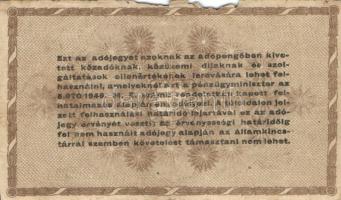 1946. 10.000AP + 50.000AP (2x) főtípus és fehér papíros papírránccal + 100.000AP eltolódott elő- és ...