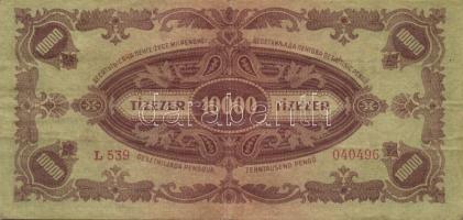 1945. 1000P (2x) bélyeggel és bélyeg nélkül + 100.000P (2x) bélyeggel T:II-,III