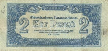 1944. Vörös Hadsereg kiadások, teljes sor! 1P (2x) egyiknél a hátoldali kép kisebb + 2P (2x) + 5P (2...