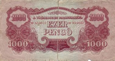 1944. Vörös Hadsereg kiadások, teljes sor! 1P (2x) egyiknél a hátoldali kép kisebb + 2P (2x) + 5P (2...