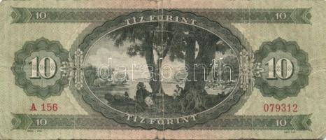 1949. 10Ft T:III restaurált + 1960. 10Ft + 1962. 10Ft (2x) T:III,III-