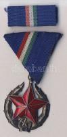 1951. A Közbiztonsági Érem bronz fokozata a karhatalom tagjai részére, mellszalaggal és szalagsávval, eredeti dísztokban! T:2+