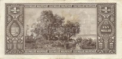1945. 1.000.000P (2x) + 10.000.000P (2x) kétféle színvariáns + 1946. 1.000.000MP (2x) kétféle színva...