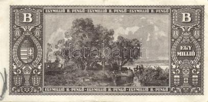 1945. 1.000.000P (2x) + 10.000.000P (2x) kétféle színvariáns + 1946. 1.000.000MP (2x) kétféle színva...