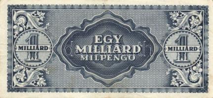 1945. 100.000P + 1946. 100.000.000P (2x) + 1000.000.000P (2x) kétféle színvariáns + 10.000MP (2x) ké...
