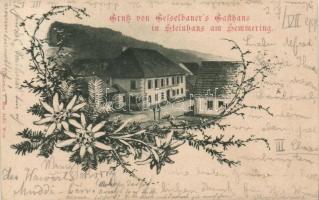 1899 Steinhaus am Semmering Restaurant Gesslbauer