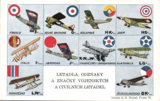 Aviation country symbols