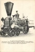 Miniature of the first Hungarian steam locomotive ´Pest´