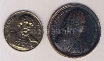 Vatikán DN "II.János Pál pápa" ffém emlékérem + 2db medál másolat, egyik Kossuth Lajos, má...