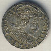 Lengyelország (Riga) 1595. 3Gr "Sigismund III." Ag T:2-