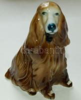 Zsolnay porcelán kutya / Zsolnay chinaware dog 11 cm