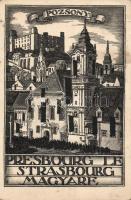 Pozsony, the Hungarian Strasbourg, irredenta propaganda s: Zádor István (Rb)