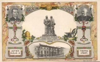 Budapest Országos Központi Katolikus Legényegyesület, Szaboky Adolf, Kolping Adolf és Schiffer Ferenc litho