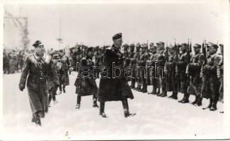 Verecke meeting of Hungarian and Polish troops by the new borders, 1939 photo