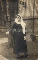 Hungarian Red Cross nurse in Budapest photo