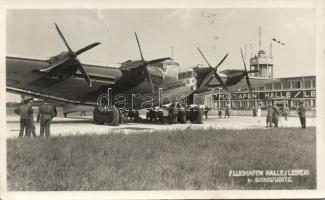 The aeroplane Von Hindenburg in Schkeuditz airport