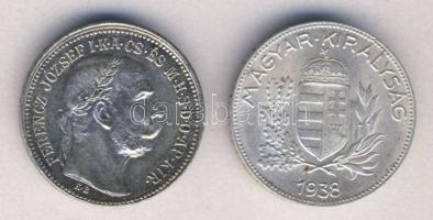 1914. 1K Ag + 1938. 1P Ag T:2+,2