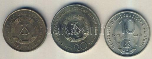 Németország/NDK 1969-1973. 5M, 10M, 20M "Heinrich Mann" T:2