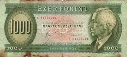 1983. 1000Ft "C" sorozat + 1949. 100Ft T:III-,IV