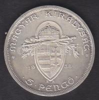 1938. 5P "Szent István" Ag T:2