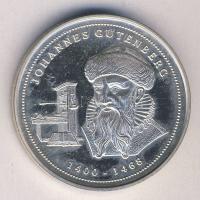 Németország DN. "Johannes Gutenberg - 1400-1468" Ag emlékérem (14.9g) T:PP