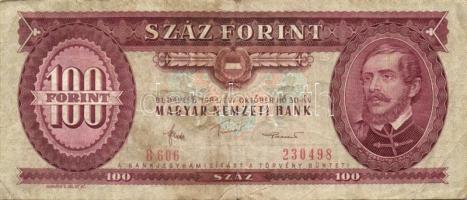 1969-1992. 10Ft, 20Ft (2x), 50Ft, 100Ft (4x), 500Ft T:II,III összesen 9db