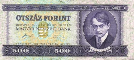 1969-1992. 10Ft, 20Ft (2x), 50Ft, 100Ft (4x), 500Ft T:II,III összesen 9db