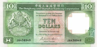 Hongkong 1986. 10$ T:I + Kína /Taiwan 1972. 50Y T:I