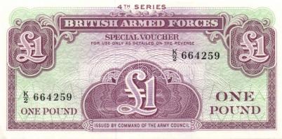 Nagy-Britannia/katonai kiadások 1956. 1Ł + 1962. 1Ł +  1972. 5p, 50p T:I / Great-Britain/British Arm...