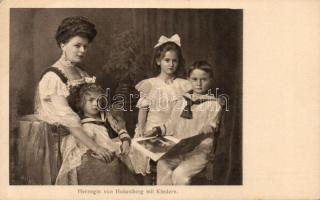 Duchess von Hohenberg and her children