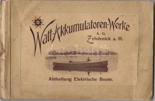 1900 Német motorcsónak katalógus