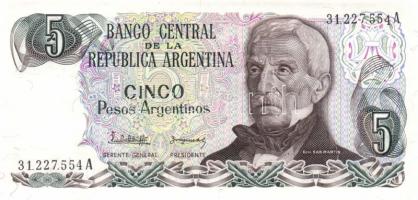 Argentína 1974-91. 11db különféle modern bankjegy T:I